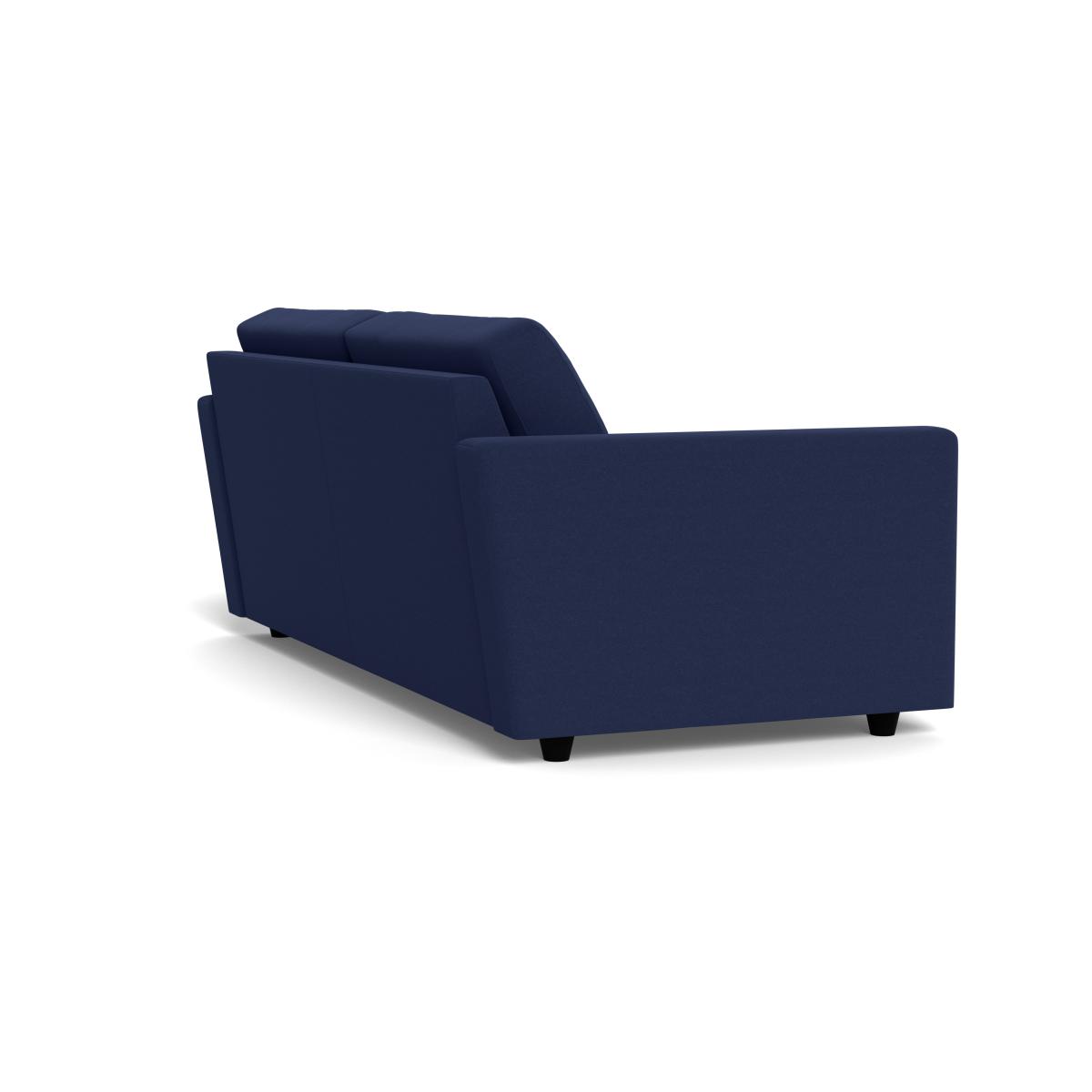 Heal's Nimbus 4 Seater Sofa Melton Wool New Navy Black Feet – image 4