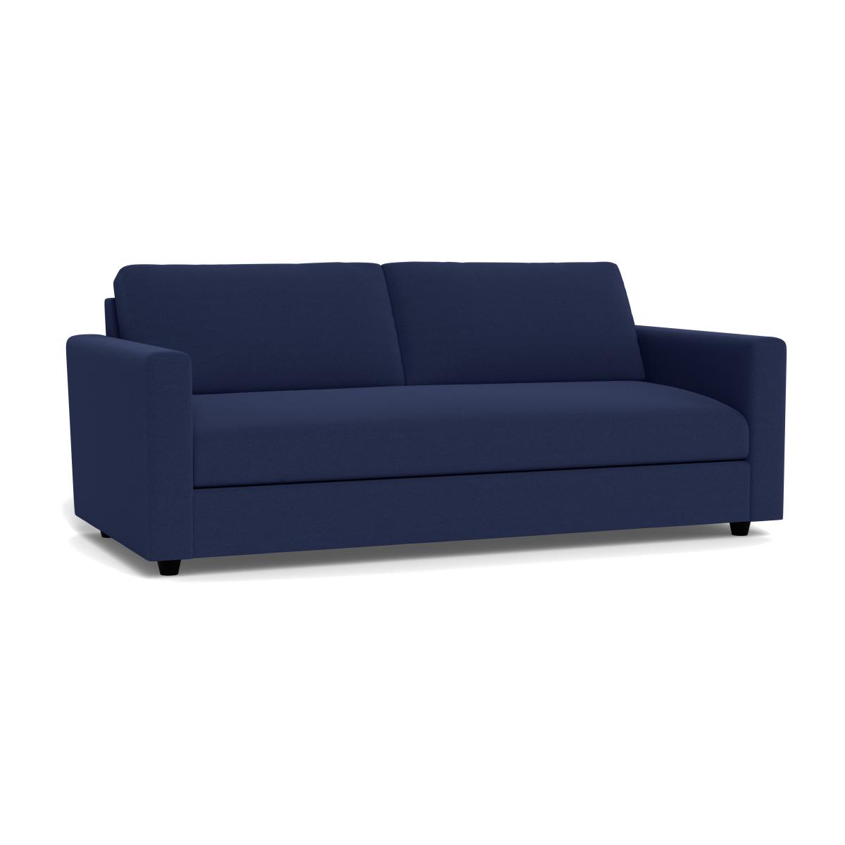 Heal's Nimbus 4 Seater Sofa Melton Wool New Navy Black Feet – image 1