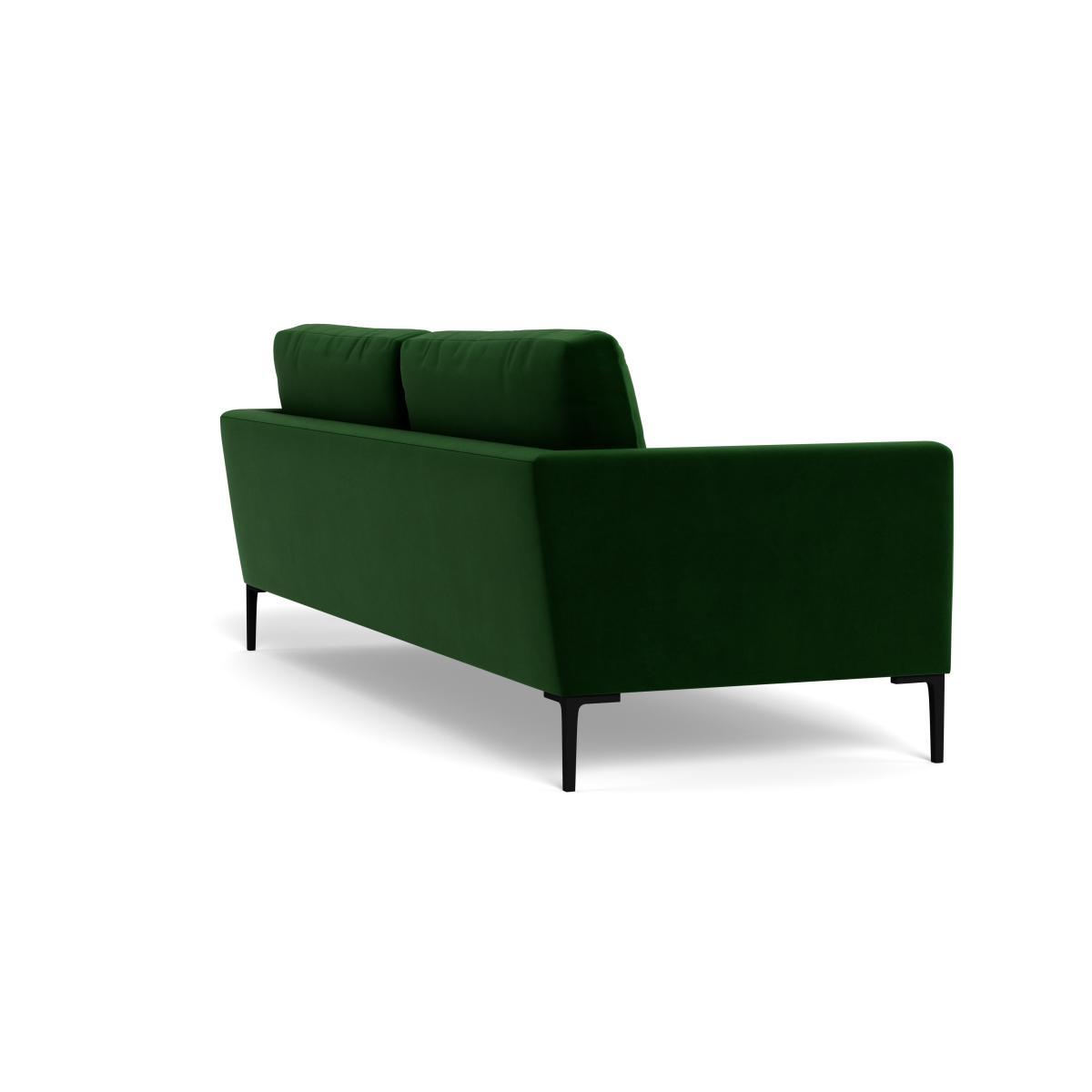Heal's Eton 4 Seater Sofa Smart Velvet Forest Black Feet - Heal's UK Furniture – image 4