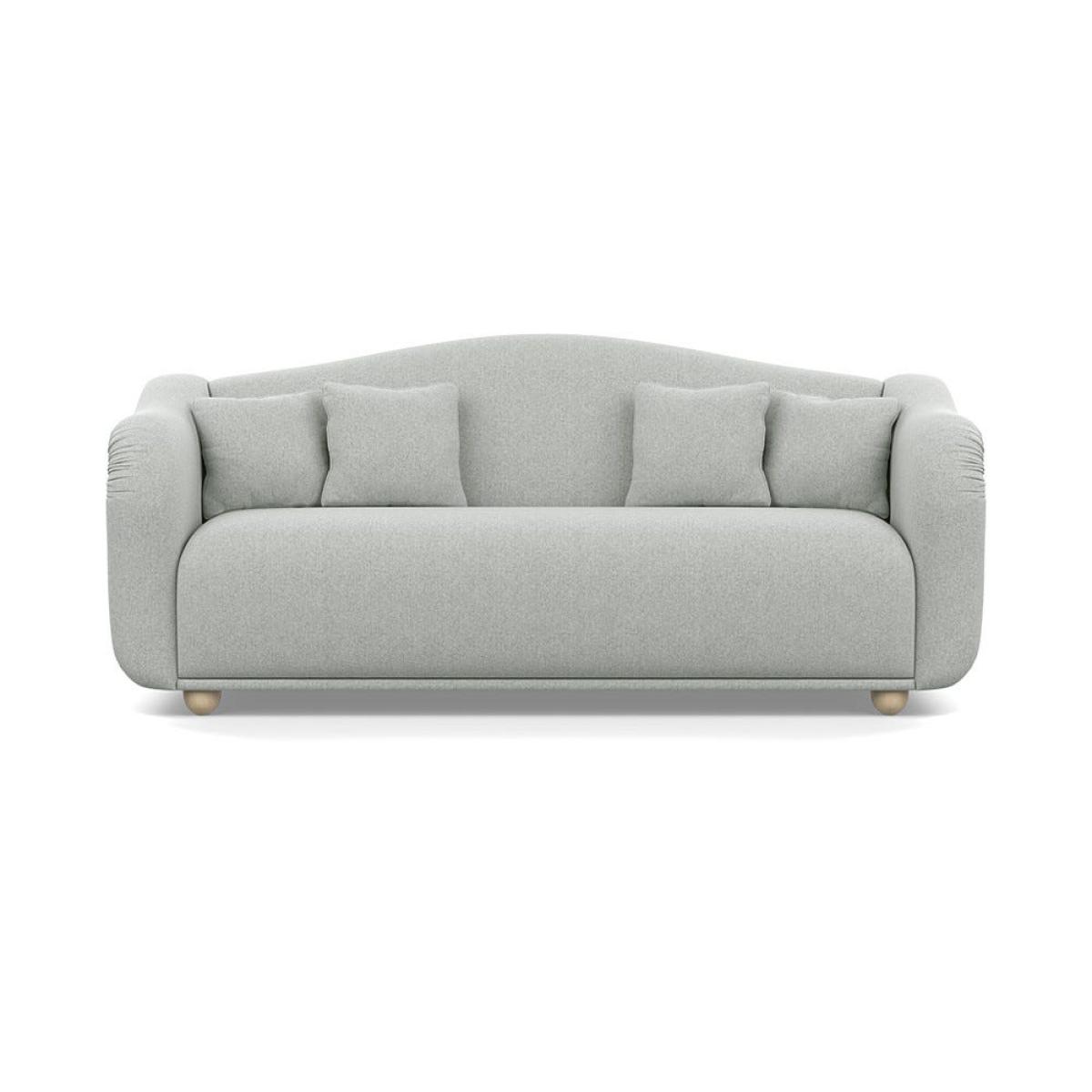 Heal's Tetbury 4 Seater Sofa Melton Wool Limestone Natural Beech Feet – image 2