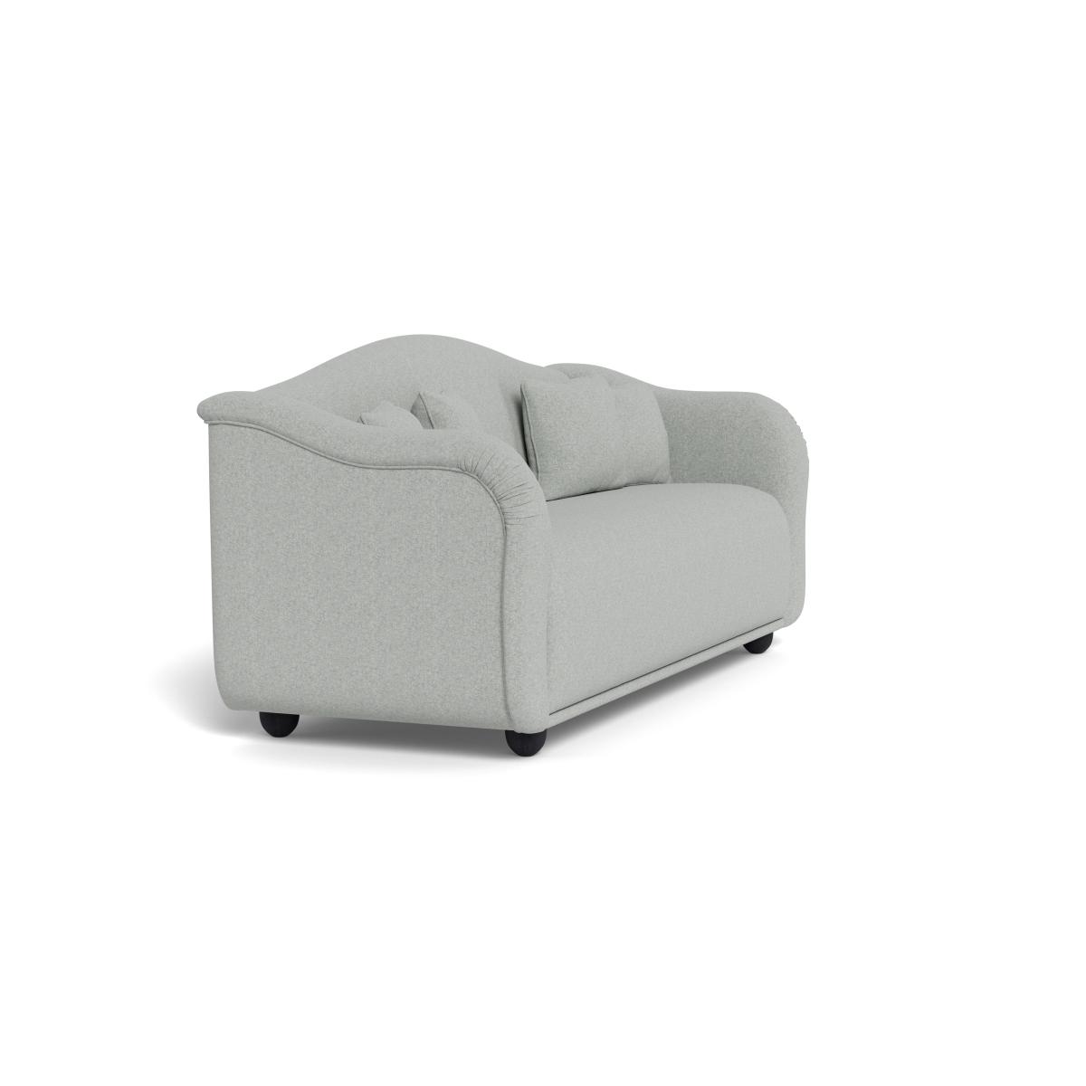 Heal's Tetbury 4 Seater Sofa Melton Wool Limestone Natural Beech Feet – image 3