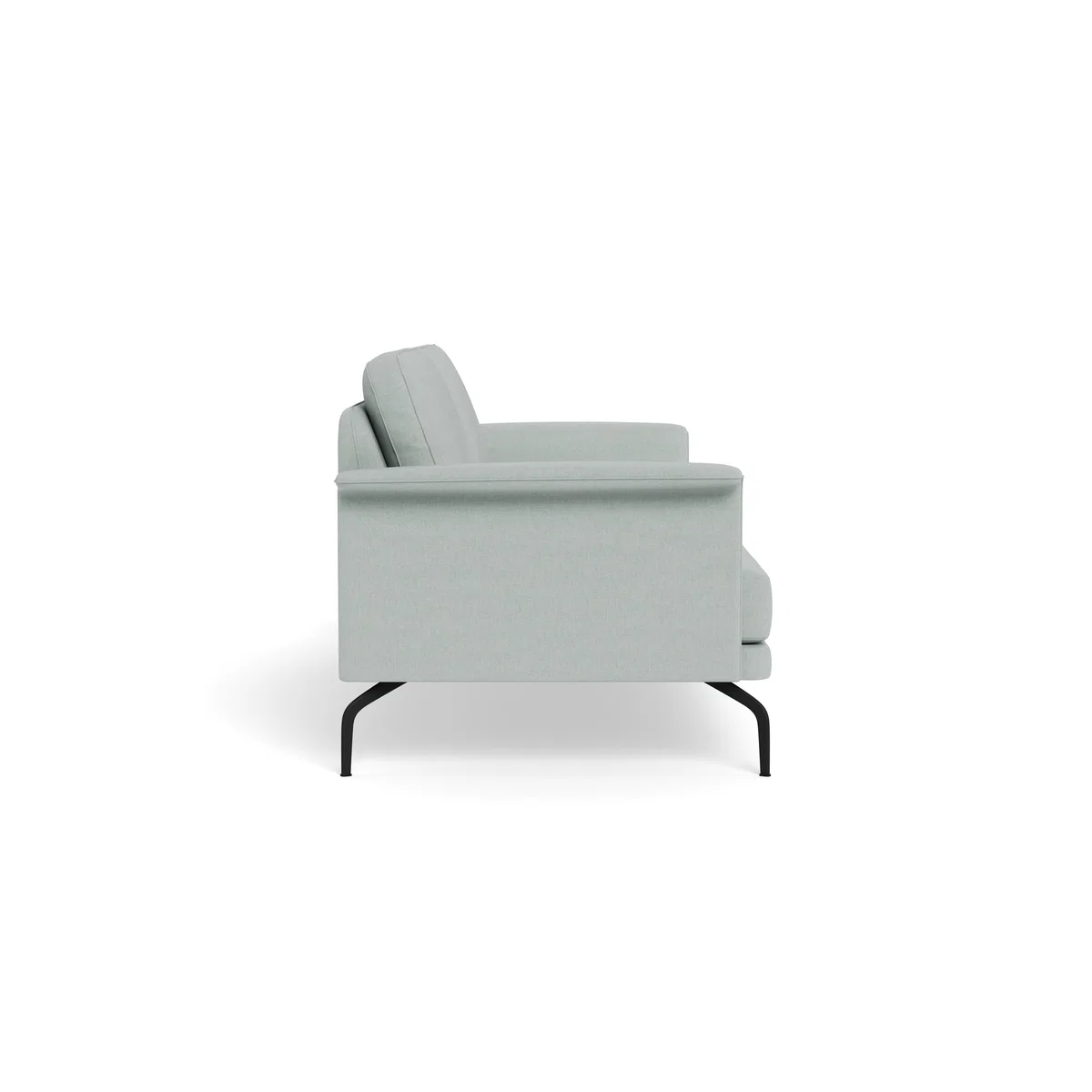 Heal's Iver 4 Seater Sofa Brushed Cotton Oat Black Feet – image 4