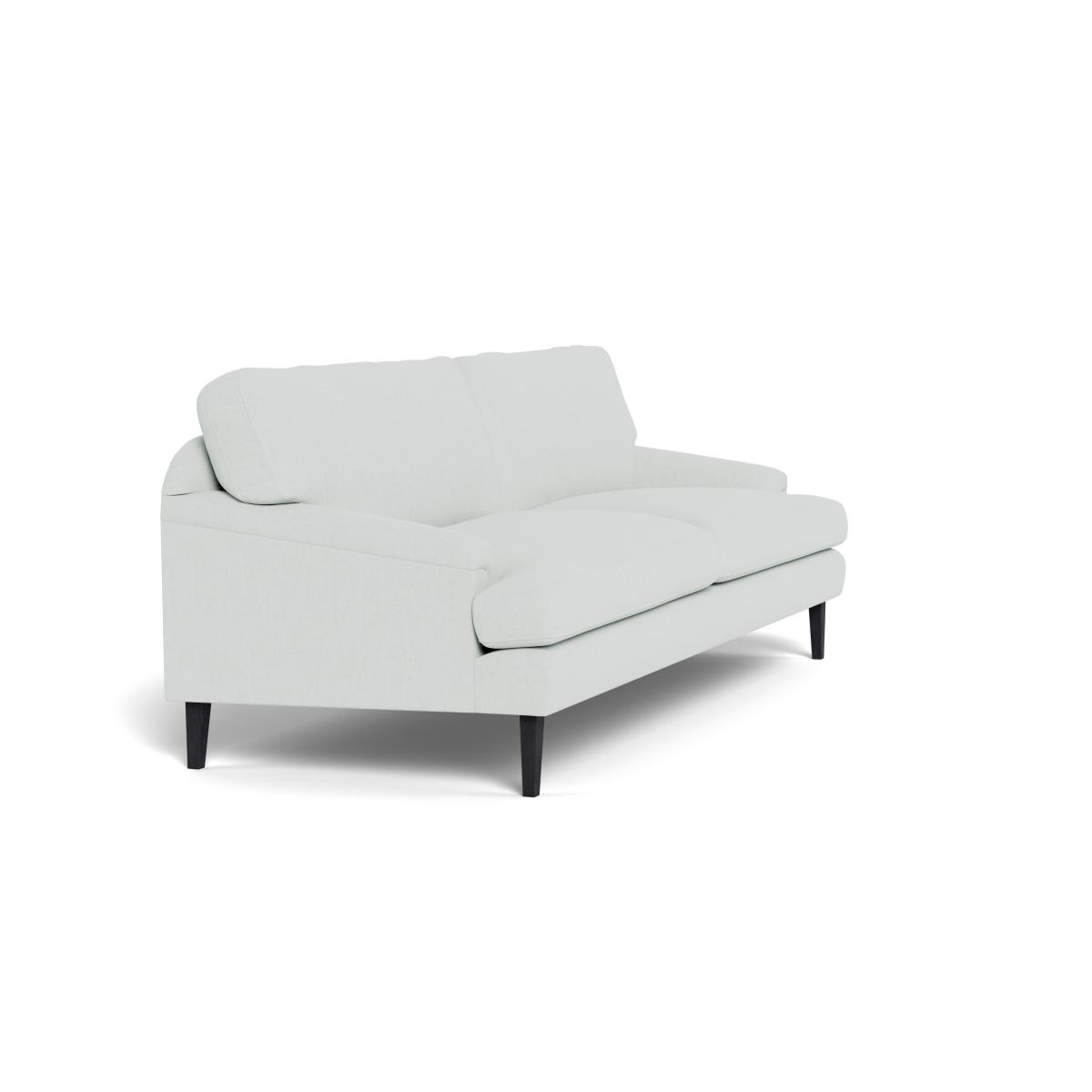 Heal's Stanton 4 Seater Sofa Broad Weave Tin Black Feet – image 3