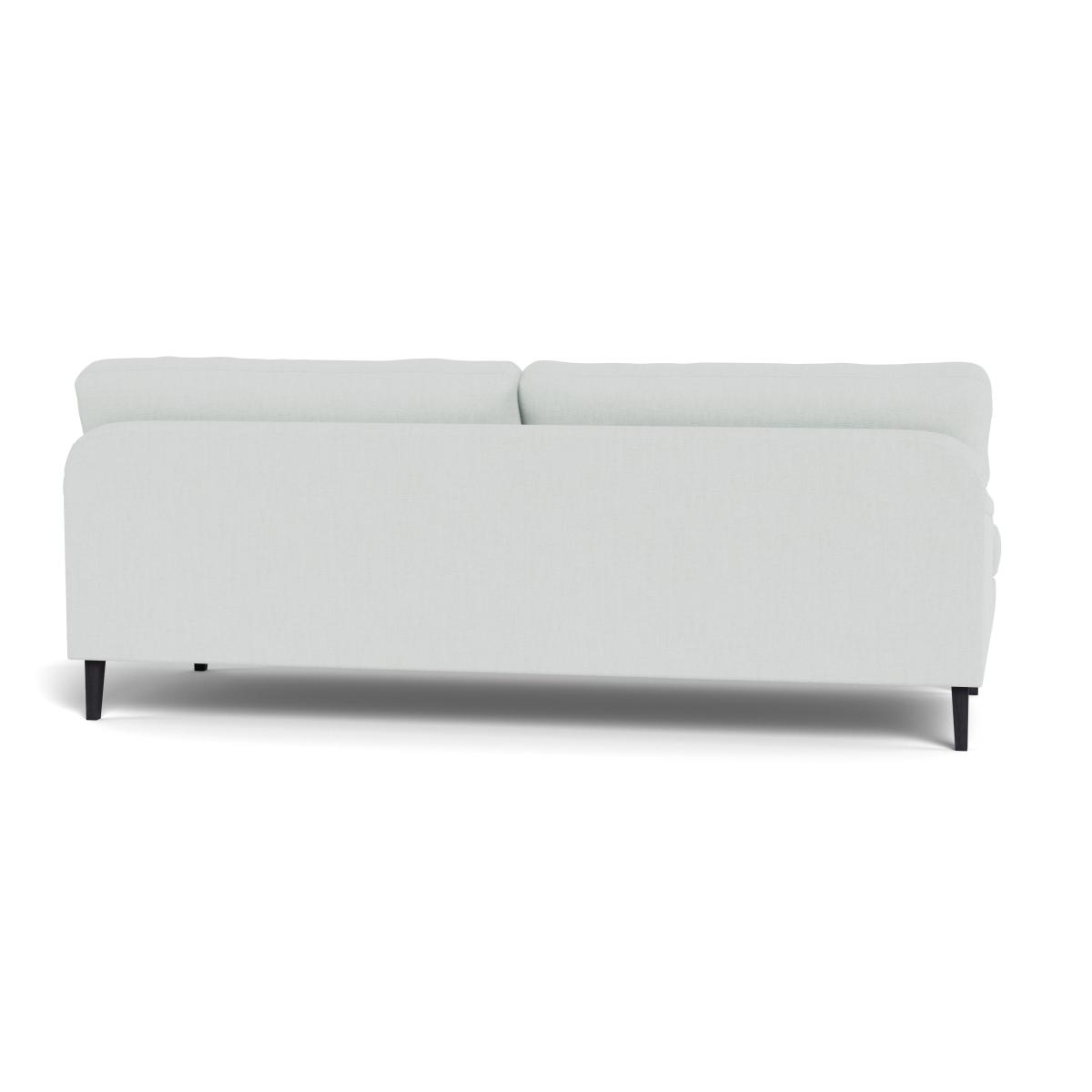 Heal's Stanton 4 Seater Sofa Broad Weave Tin Black Feet – image 6