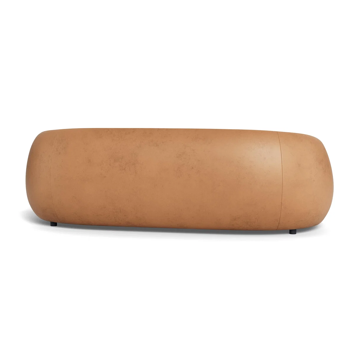 Heal's Flora 4 Seater Sofa Daino Leather Parchment – image 6