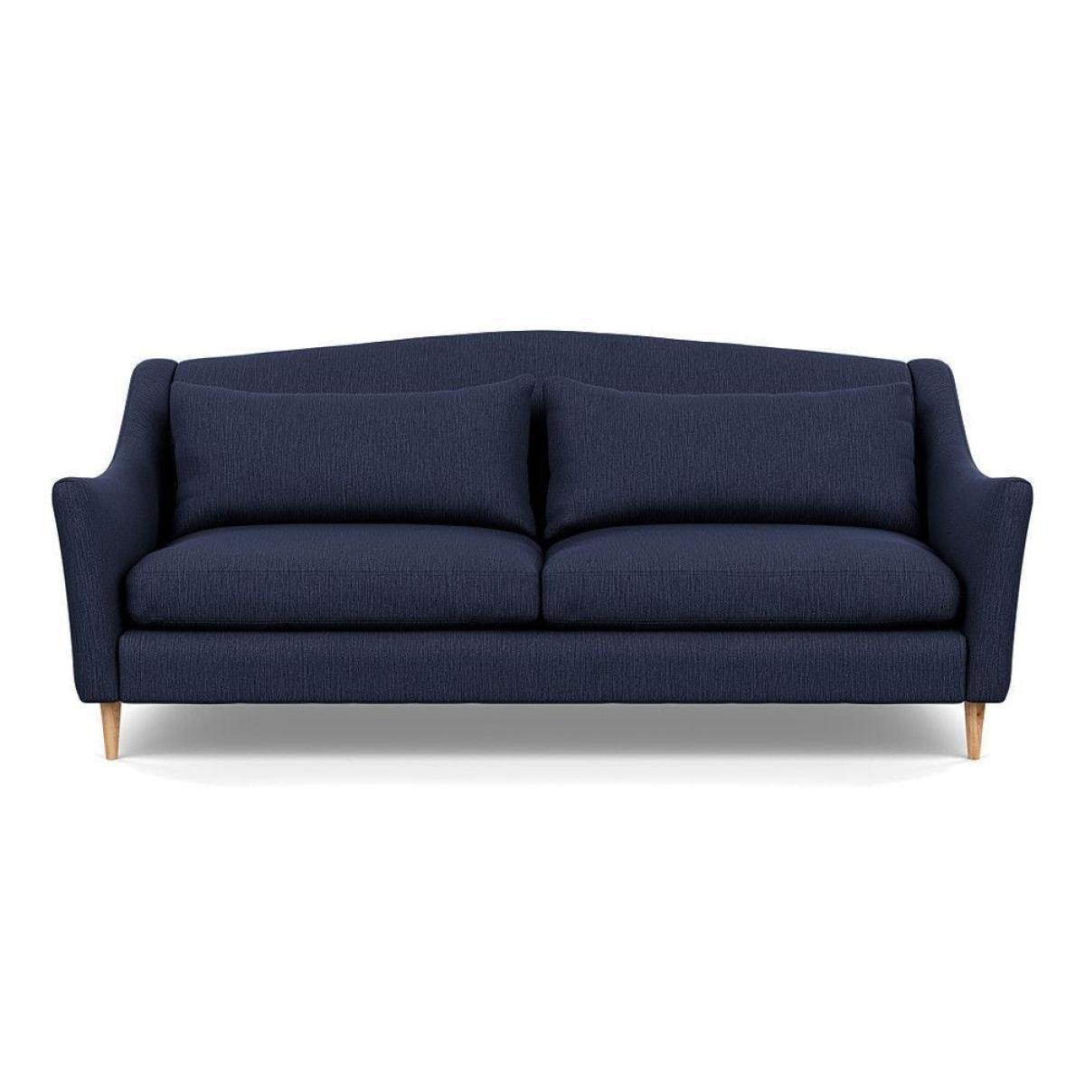 Heal's Somerset 4 Seater Sofa Melton Wool New Navy Natural - Heal's UK Furniture – image 13