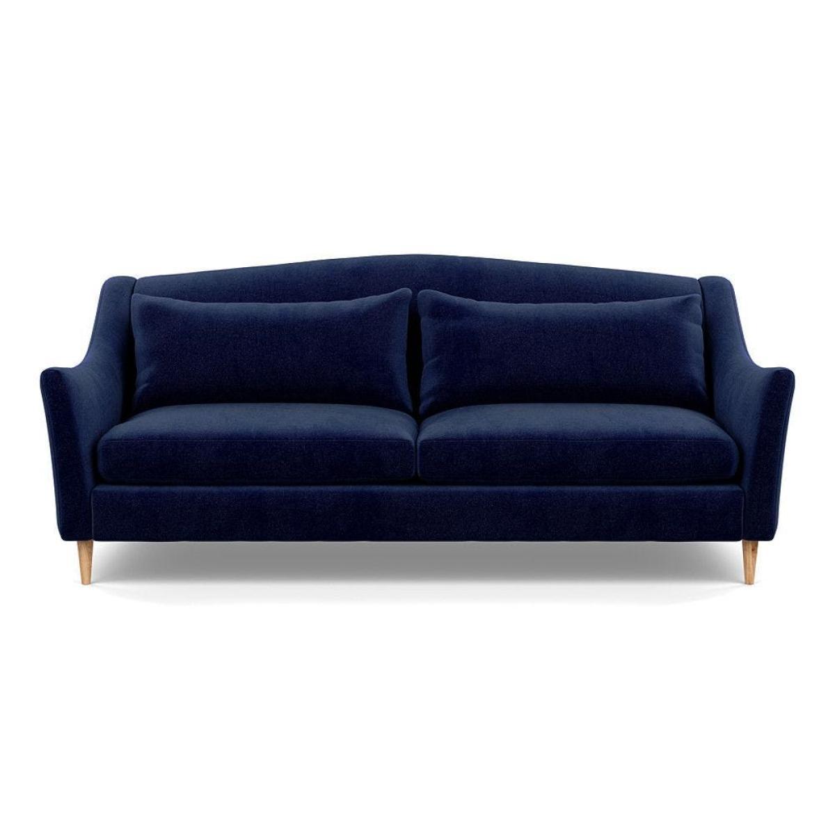 Heal's Somerset 4 Seater Sofa Melton Wool New Navy Natural - Heal's UK Furniture – image 24