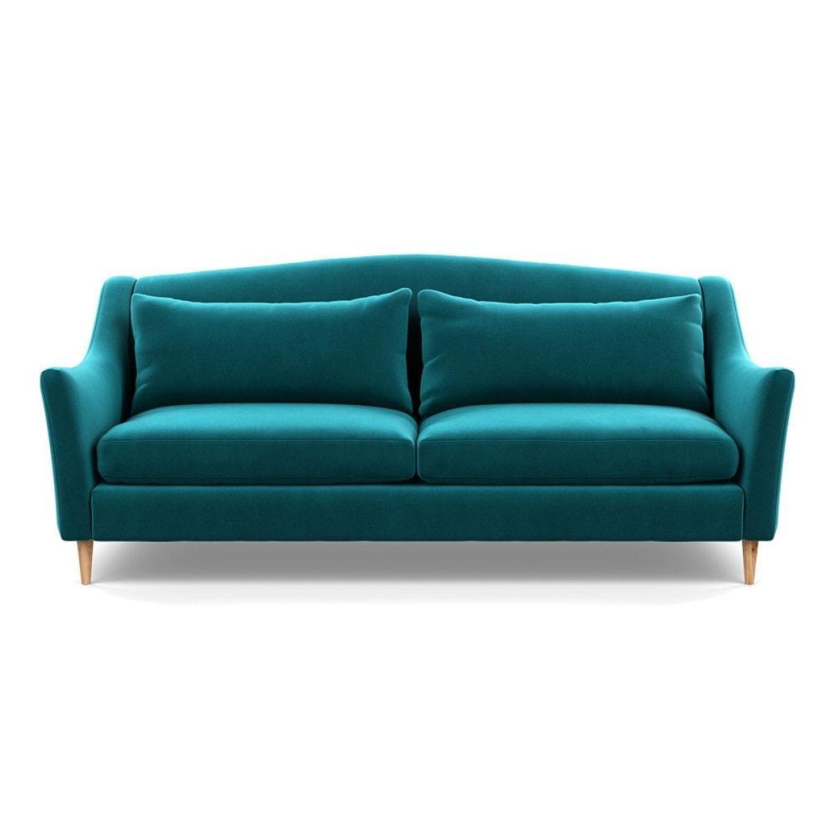 Heal's Somerset 4 Seater Sofa Melton Wool New Navy Natural - Heal's UK Furniture – image 28