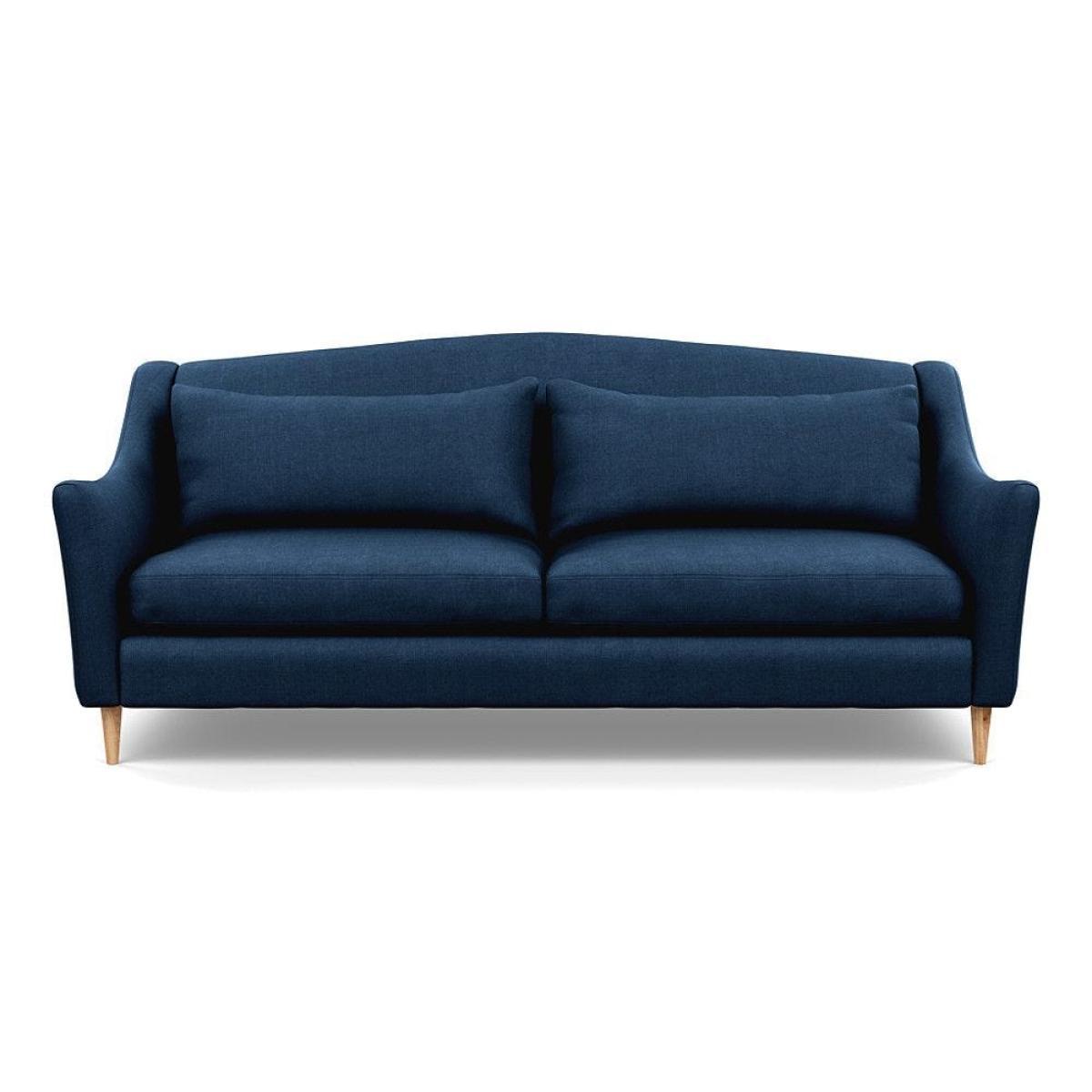 Heal's Somerset 4 Seater Sofa Melton Wool New Navy Natural - Heal's UK Furniture – image 35