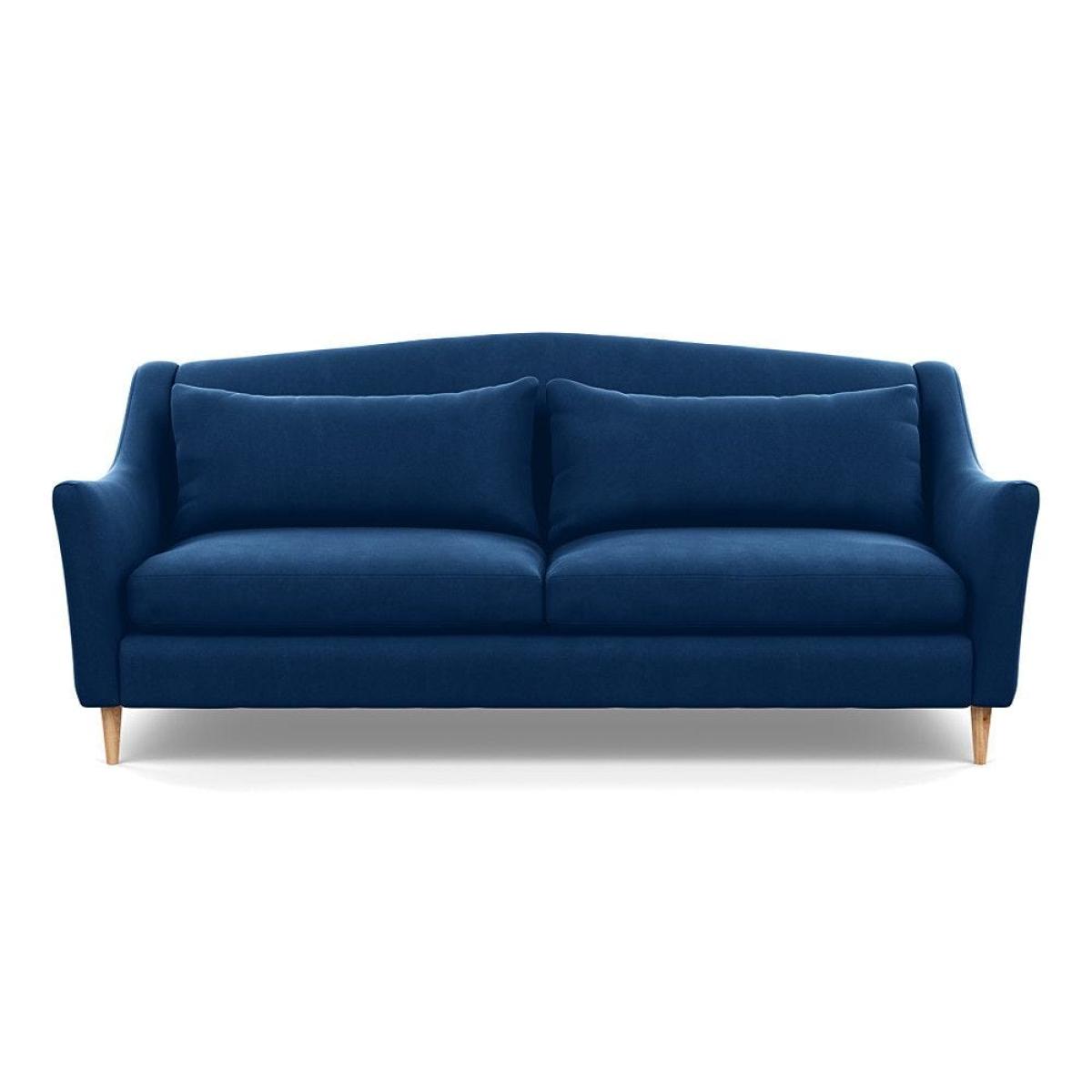 Heal's Somerset 4 Seater Sofa Melton Wool New Navy Natural - Heal's UK Furniture – image 49