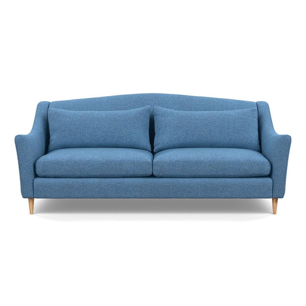 Heal's Somerset 4 Seater Sofa Melton Wool New Navy Natural - Heal's UK Furniture – image 51