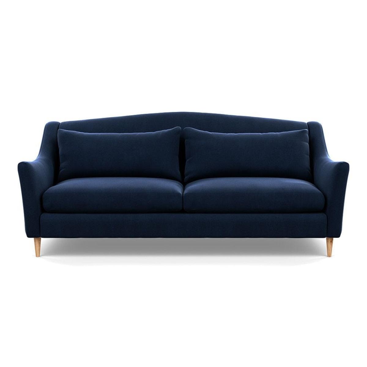 Heal's Somerset 4 Seater Sofa Melton Wool New Navy Natural - Heal's UK Furniture – image 57