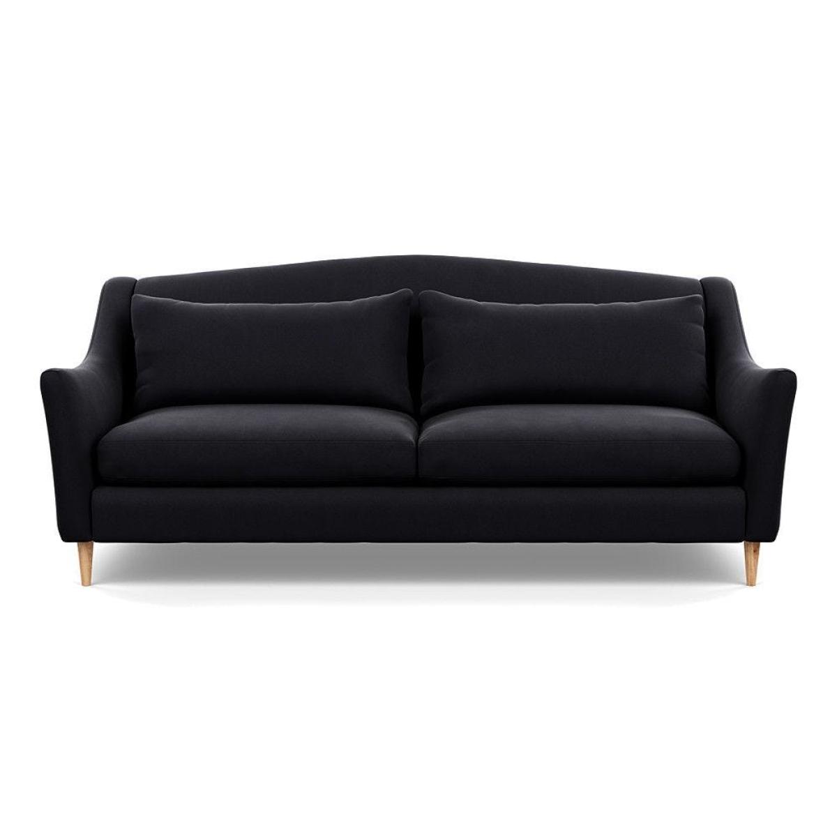 Heal's Somerset 4 Seater Sofa Melton Wool New Navy Natural - Heal's UK Furniture – image 64