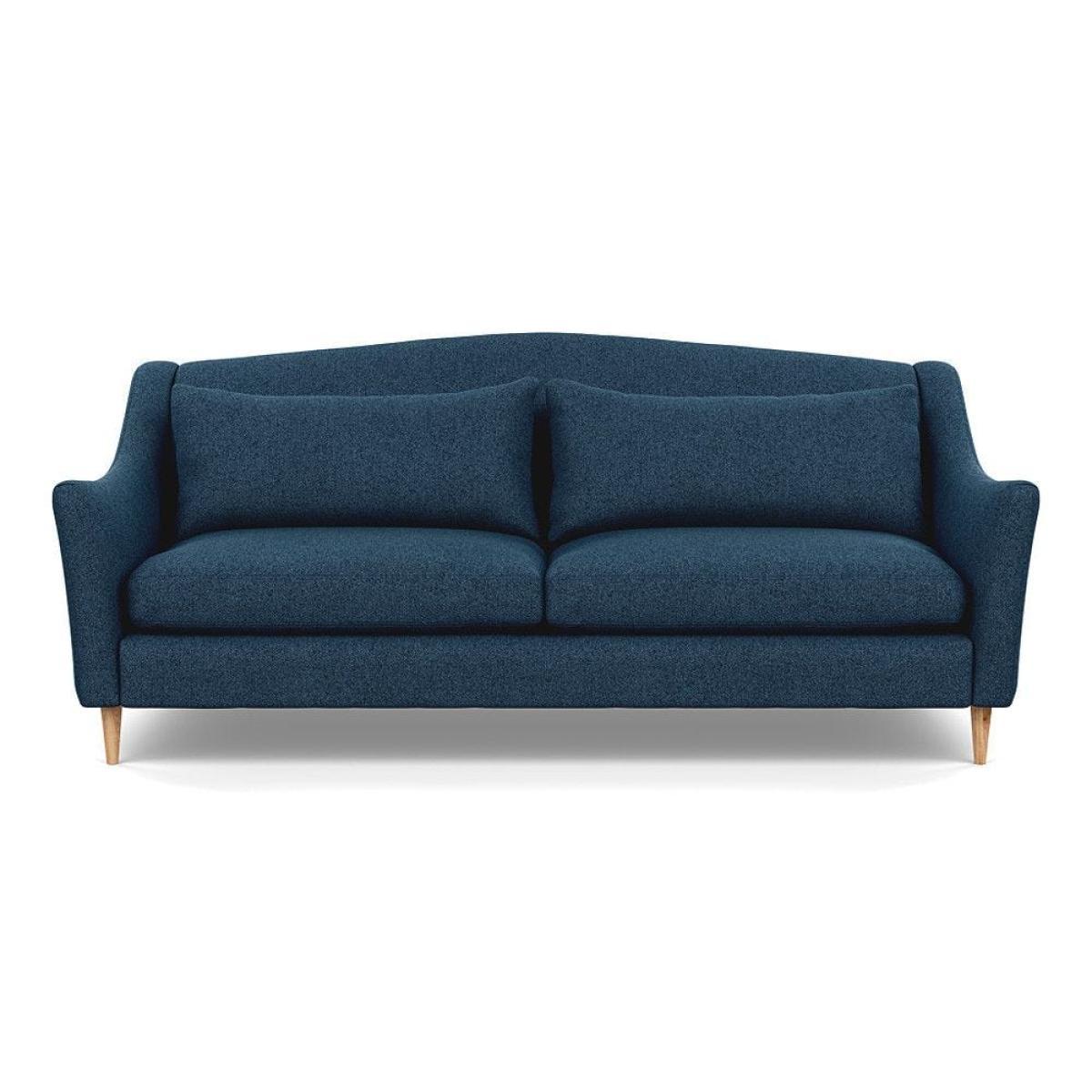 Heal's Somerset 4 Seater Sofa Melton Wool New Navy Natural - Heal's UK Furniture – image 8