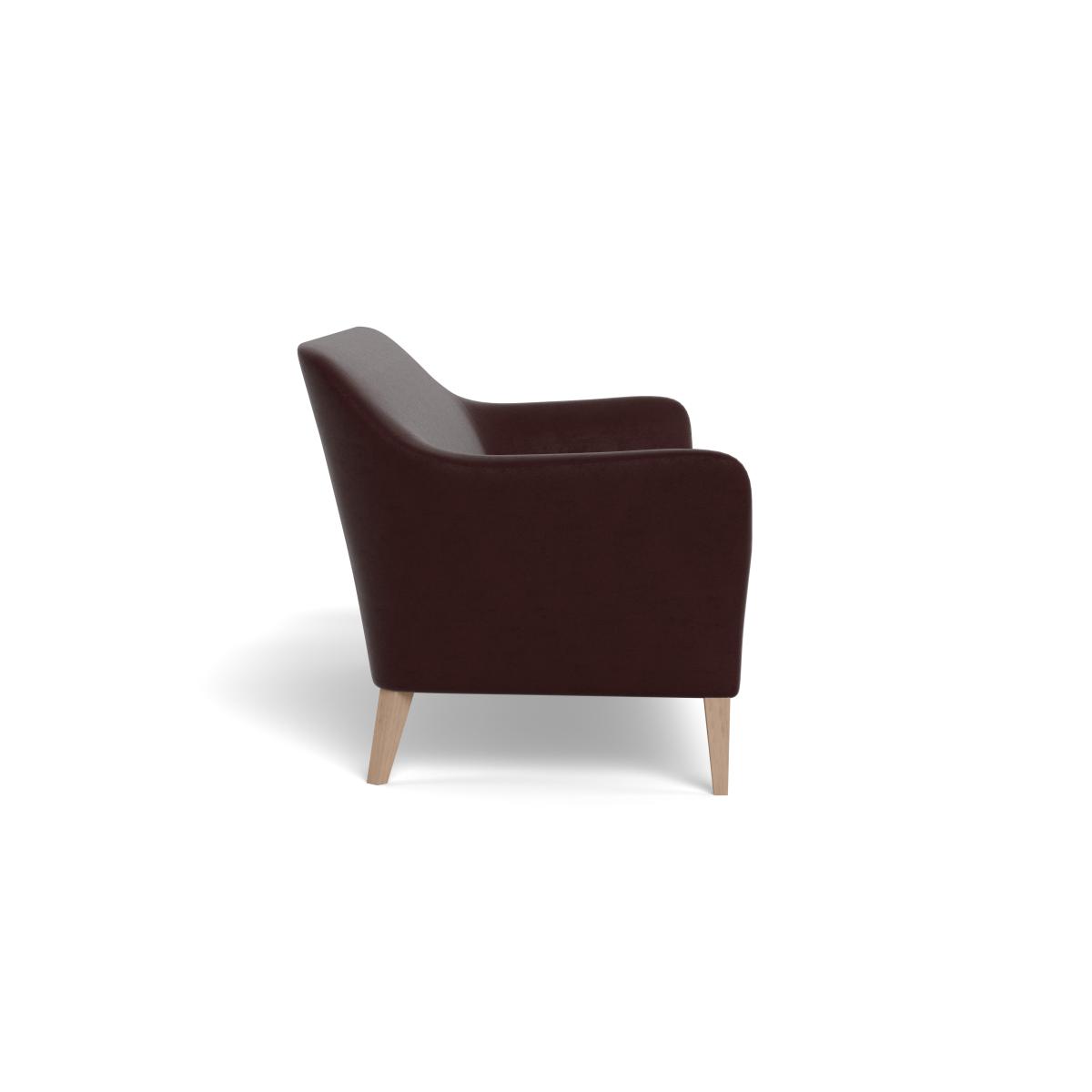 Heal's Wallis 4 Seater Sofa Smart Luxe Velvet Acorn Black Painted Oak Feet – image 4