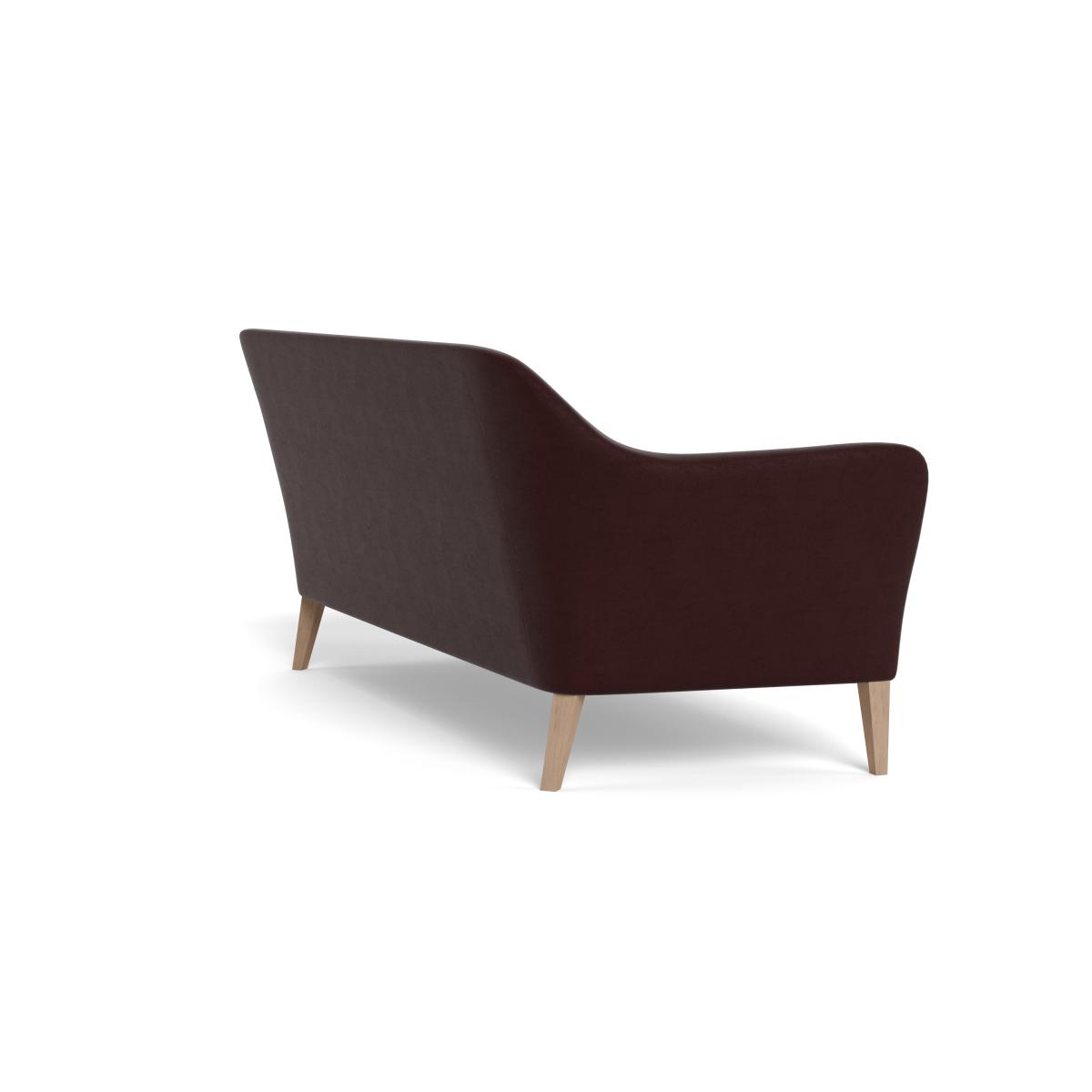 Heal's Wallis 4 Seater Sofa Smart Luxe Velvet Acorn Black Painted Oak Feet – image 5