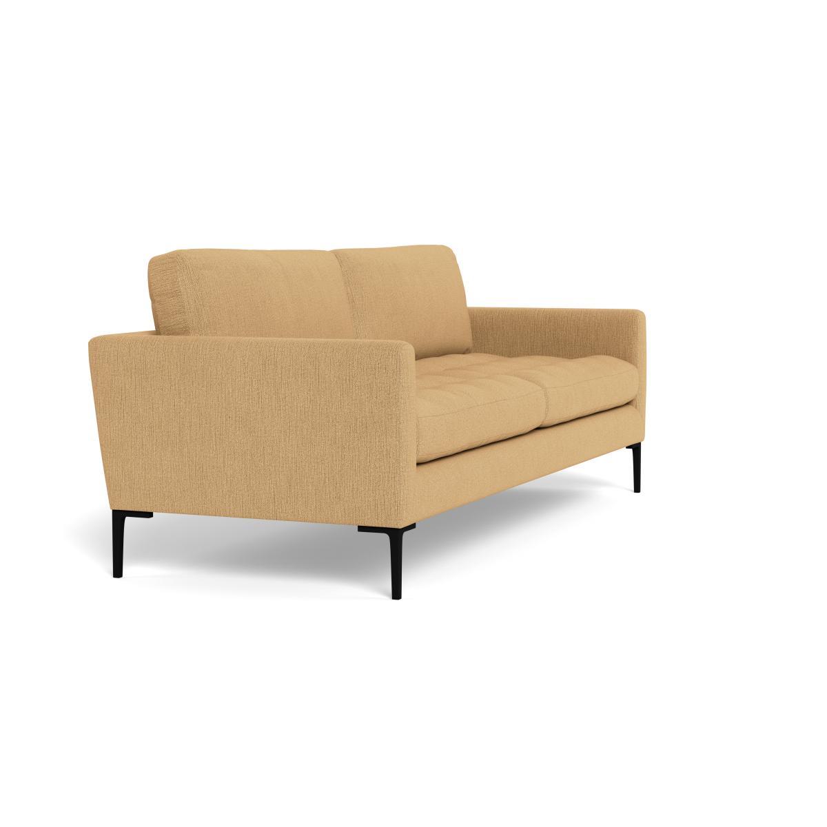 Heal's Eton 4 Seater Sofa Smart Linen Mix Sand Brass Feet - Heal's UK Furniture – image 2