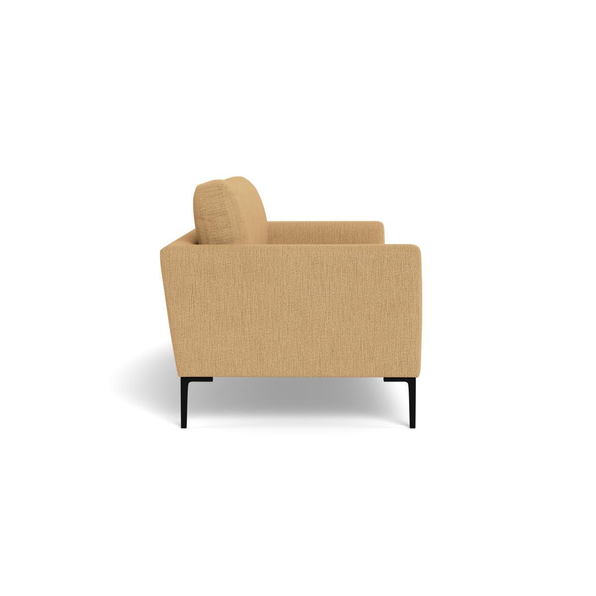 Heal's Eton 4 Seater Sofa Smart Linen Mix Sand Brass Feet - Heal's UK Furniture – image 3