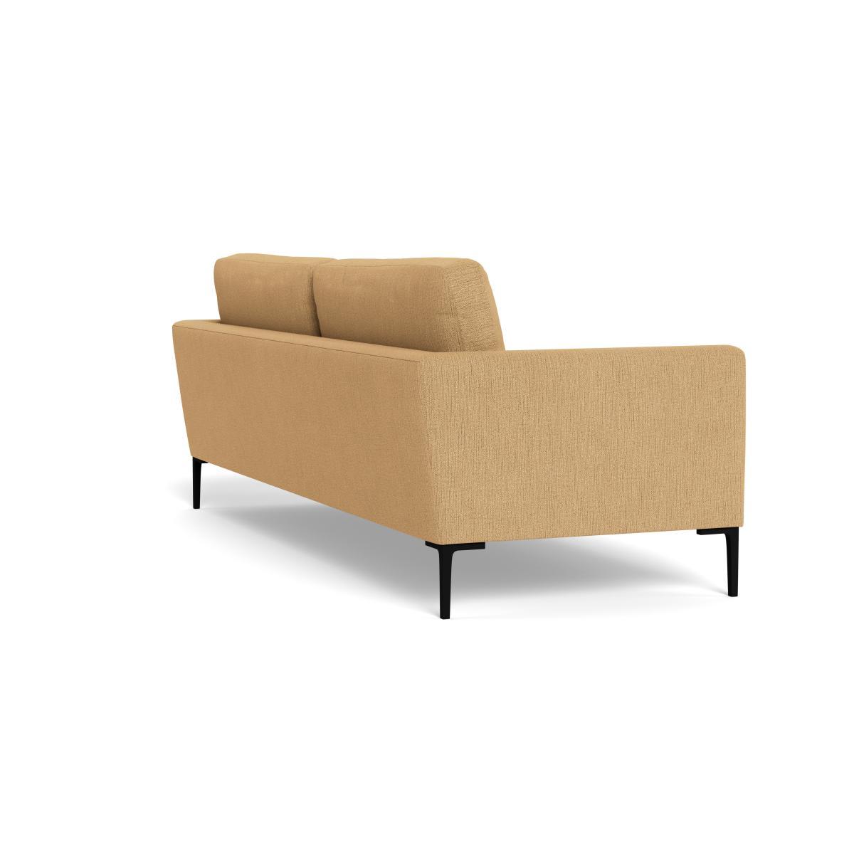 Heal's Eton 4 Seater Sofa Smart Linen Mix Sand Brass Feet - Heal's UK Furniture – image 4