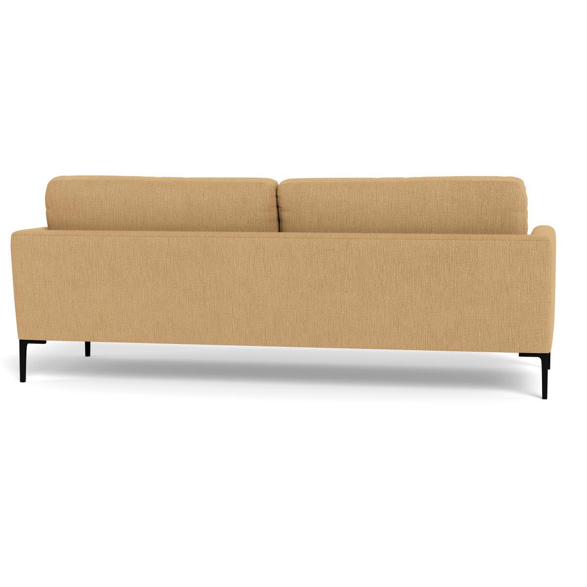 Heal's Eton 4 Seater Sofa Smart Linen Mix Sand Brass Feet - Heal's UK Furniture – image 5