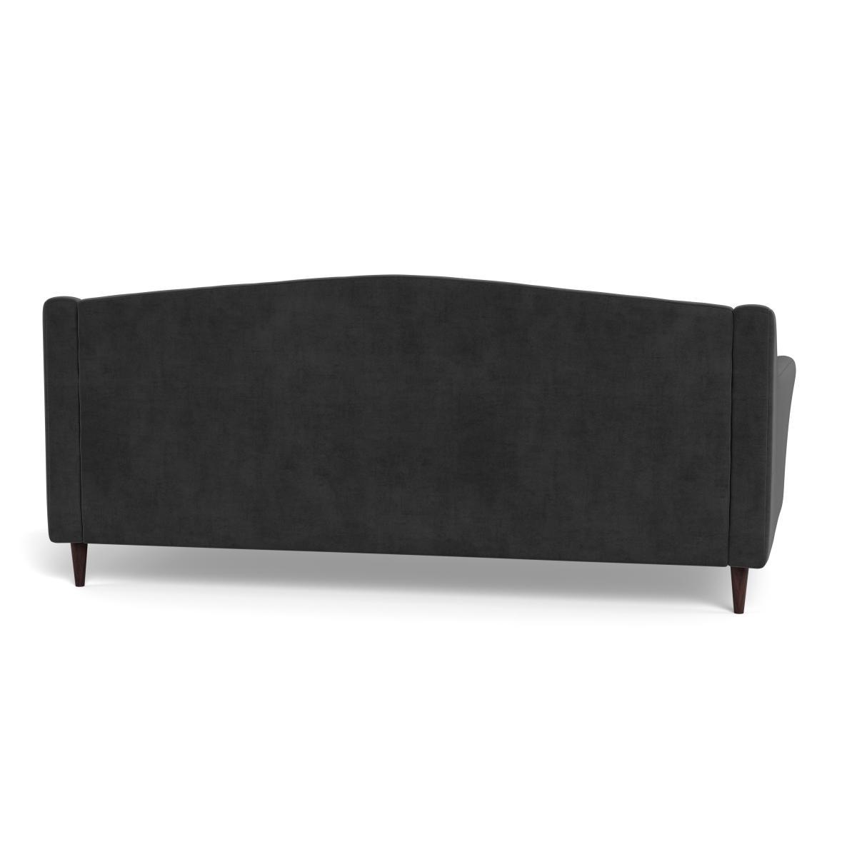 Heal's Somerset 4 Seater Sofa Smart Luxe Velvet Nickel Natural Ash Feet - Heal's UK Furniture – image 5