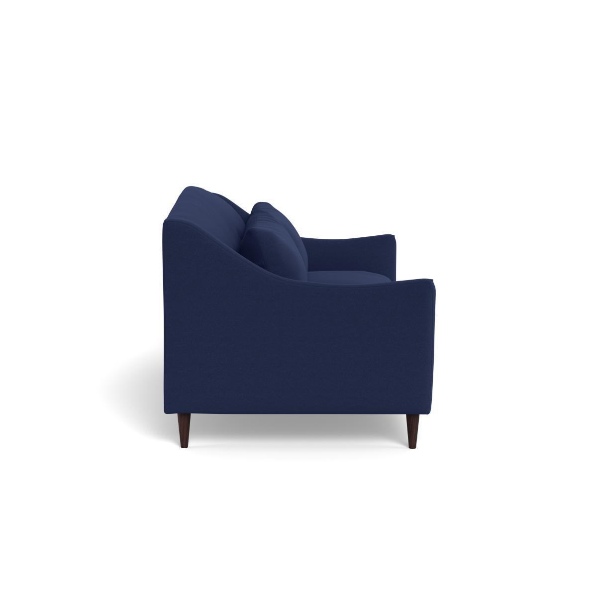 Heal's Somerset 4 Seater Sofa Melton Wool New Navy Dark Stain - Heal's UK Furniture – image 3