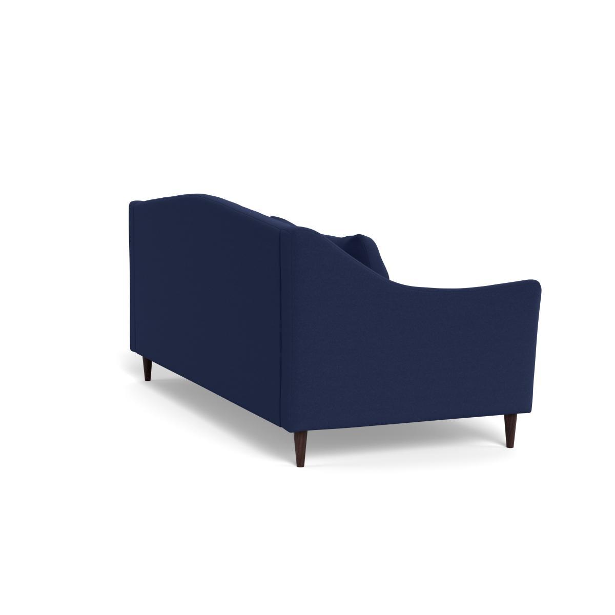 Heal's Somerset 4 Seater Sofa Melton Wool New Navy Dark Stain - Heal's UK Furniture – image 4