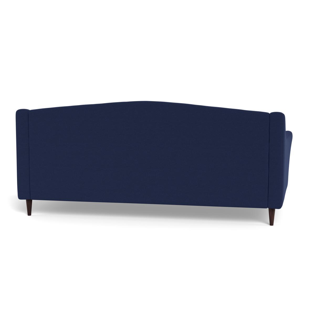 Heal's Somerset 4 Seater Sofa Melton Wool New Navy Dark Stain - Heal's UK Furniture – image 5