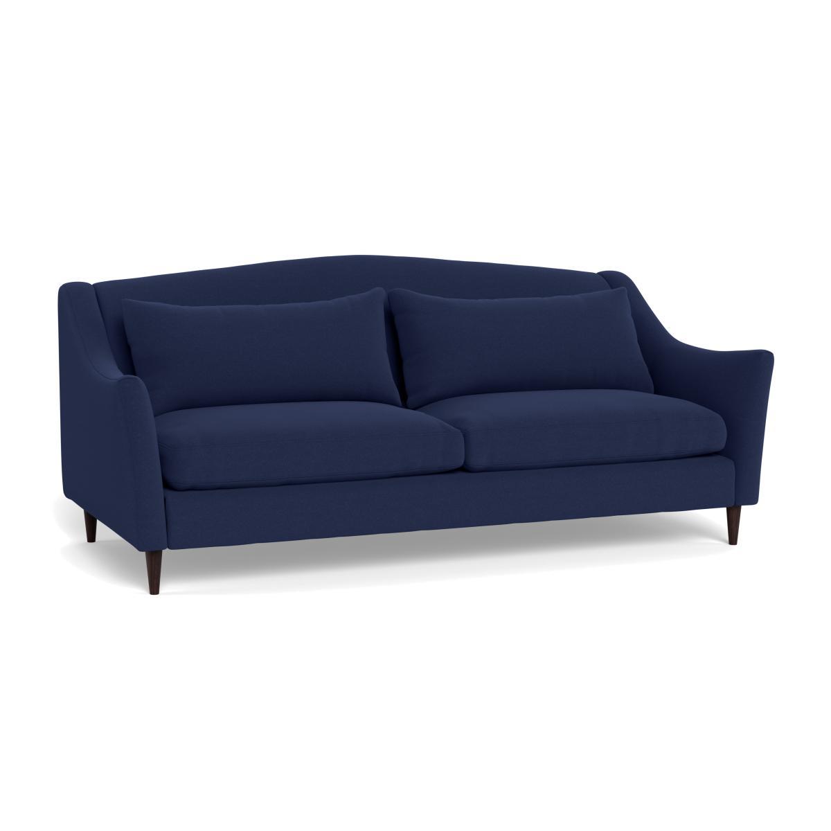 Heal's Somerset 4 Seater Sofa Melton Wool New Navy Dark Stain - Heal's UK Furniture – image 1