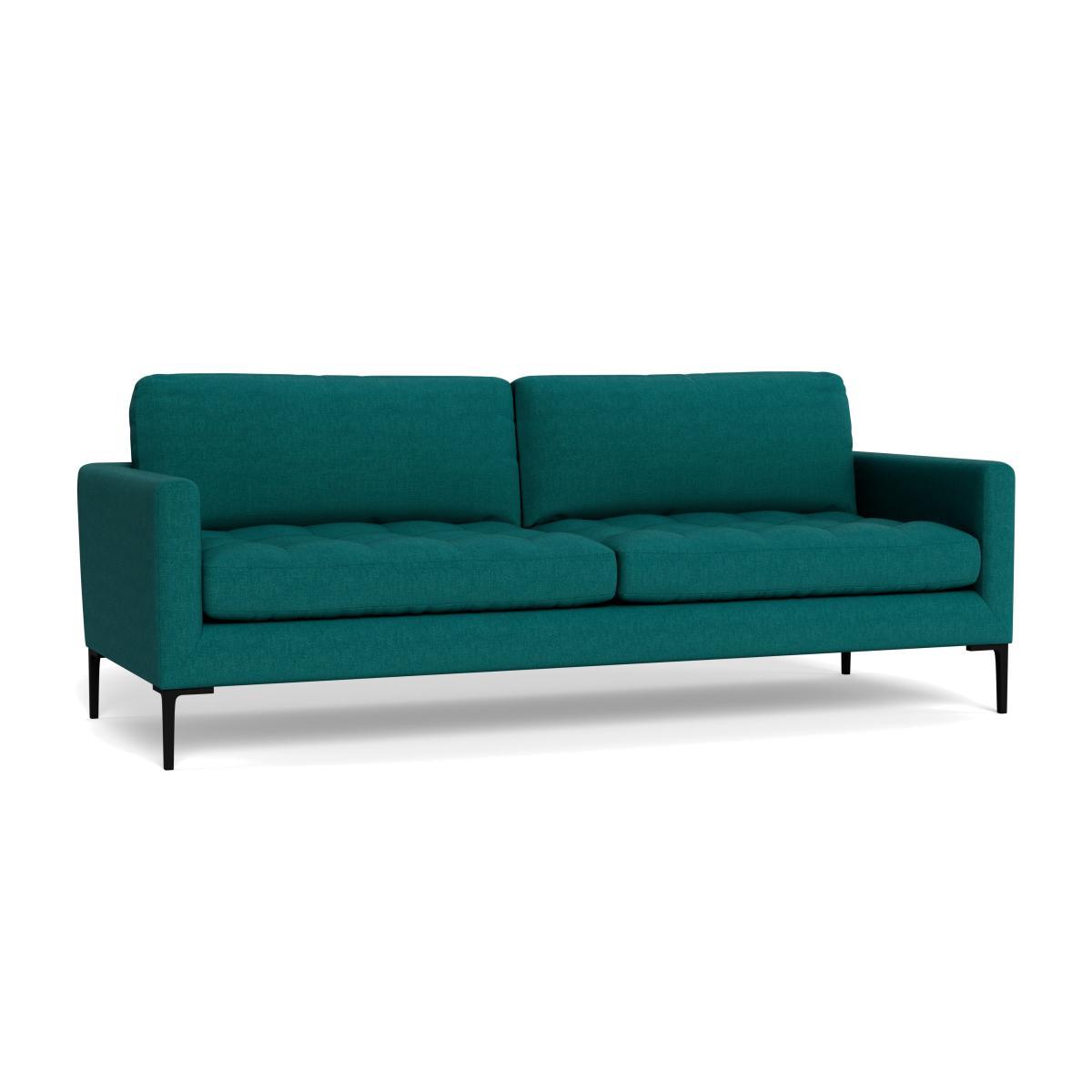Heal's Eton 4 Seater Sofa Brushed Cotton Pine Black Feet - Heal's UK Furniture – image 1
