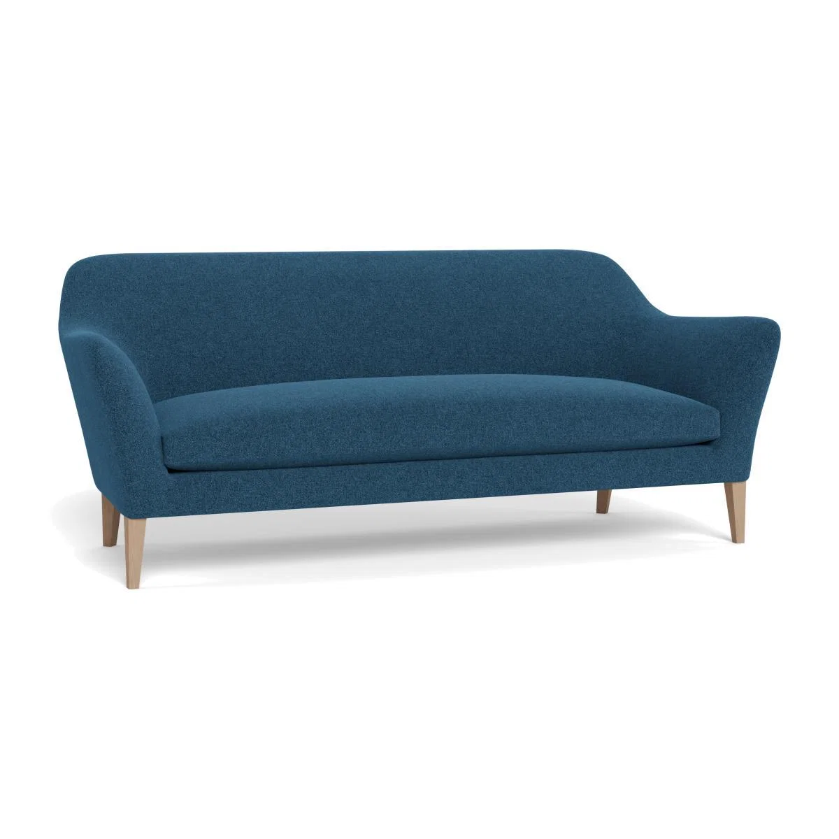 Heal's Wallis 4 Seater Sofa Texture Ink Stained Oak Feet - Heal's UK Furniture – image 1