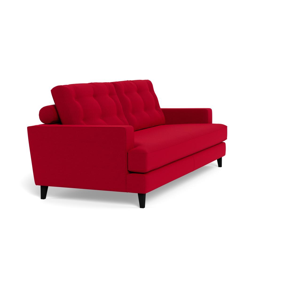 Heal's Mistral 4 Seater Sofa Melton Wool Red Oxide Black Feet - Heal's UK Furniture – image 2