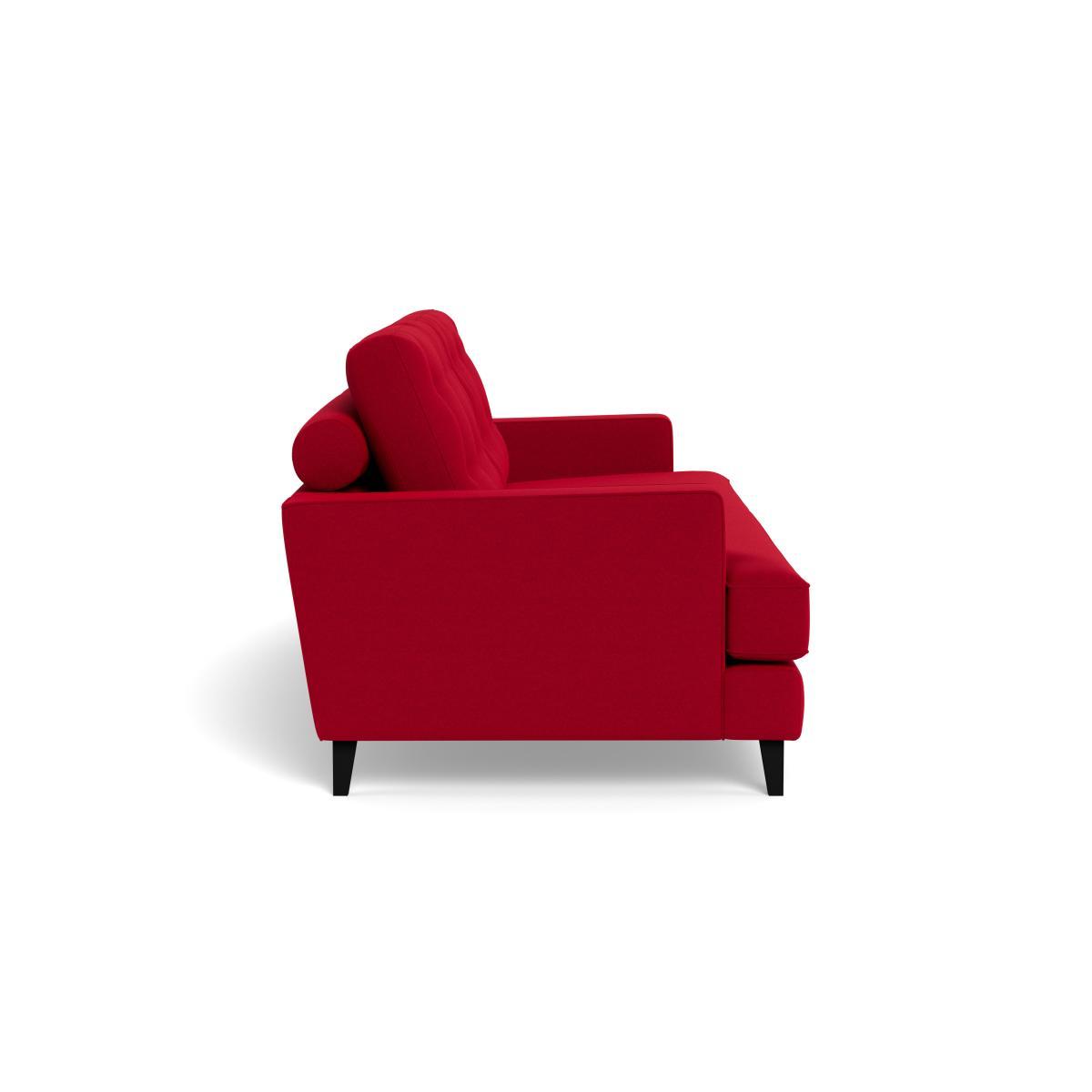 Heal's Mistral 4 Seater Sofa Melton Wool Red Oxide Black Feet - Heal's UK Furniture – image 3