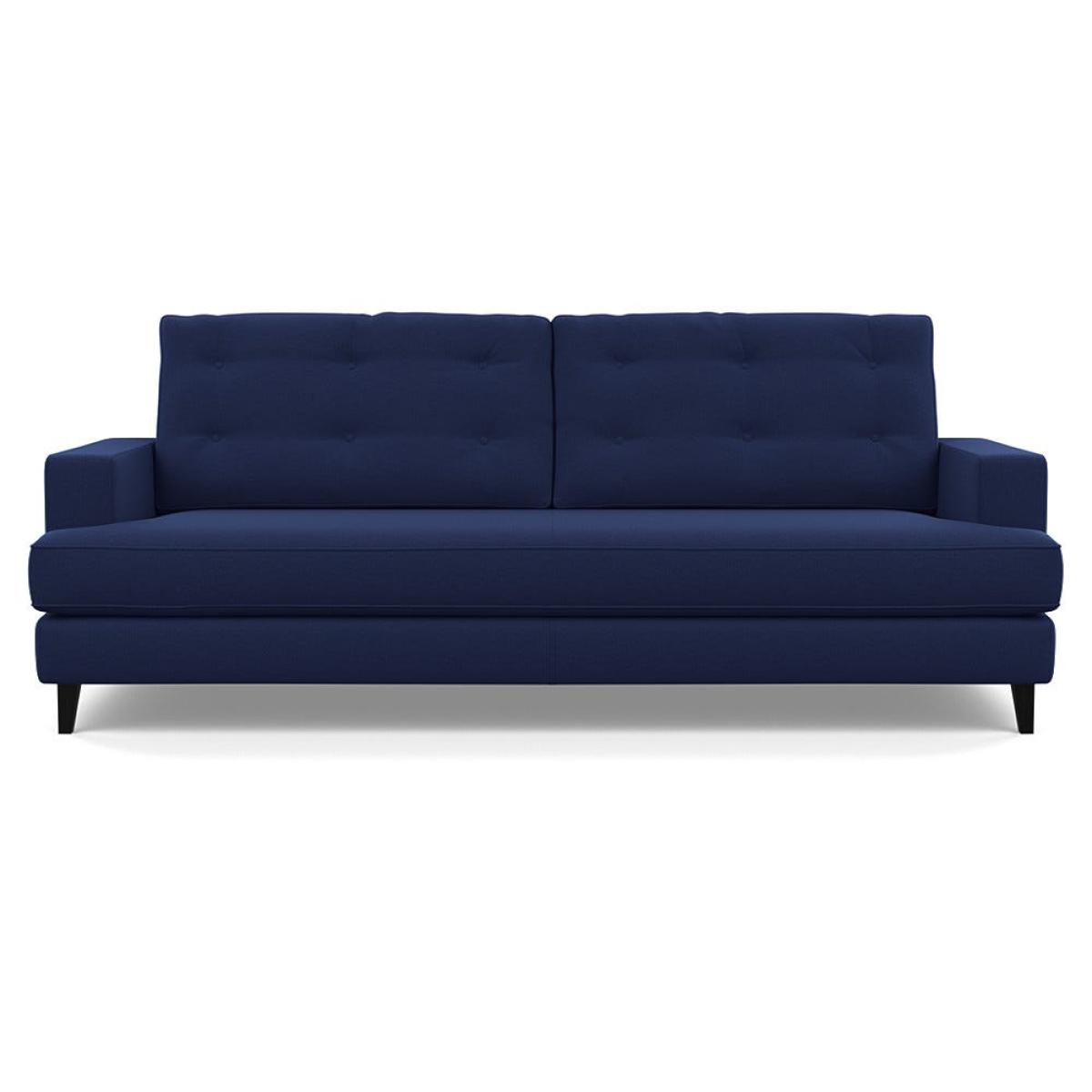 Heal's Mistral 4 Seater Sofa Melton Wool New Navy Black Feet – image 2