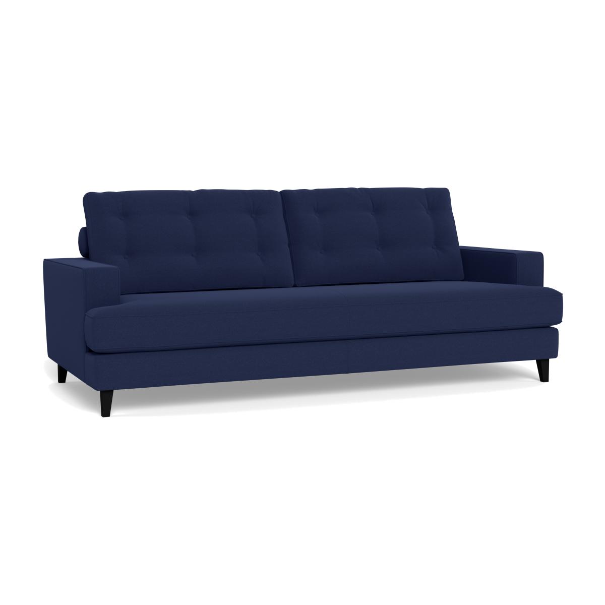 Heal's Mistral 4 Seater Sofa Melton Wool New Navy Black Feet – image 1