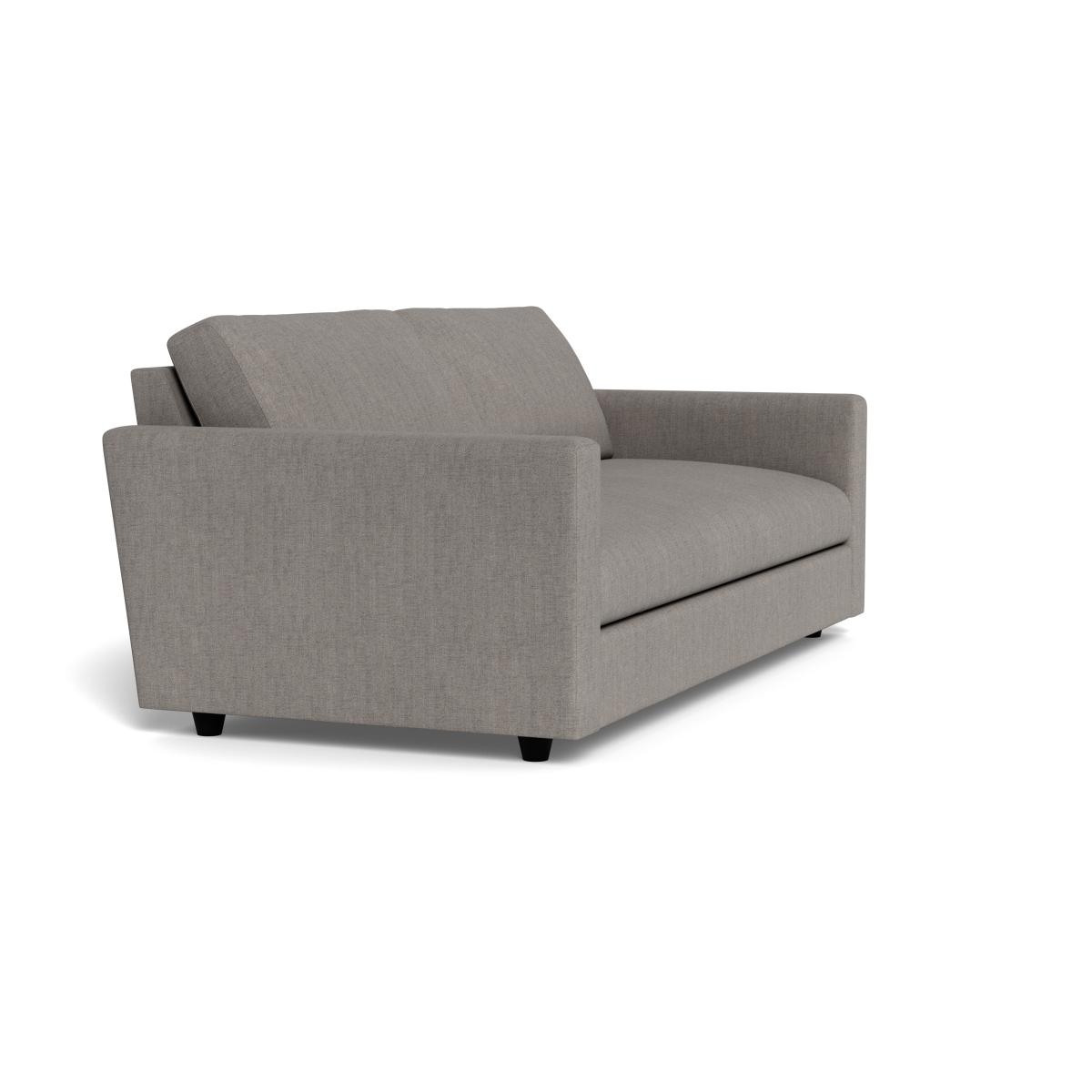 Heal's Nimbus 4 Seater Sofa Broad Weave Pebble Black Feet – image 2