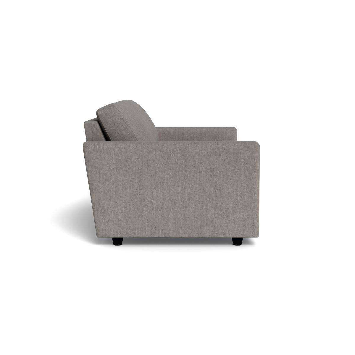 Heal's Nimbus 4 Seater Sofa Broad Weave Pebble Black Feet – image 3