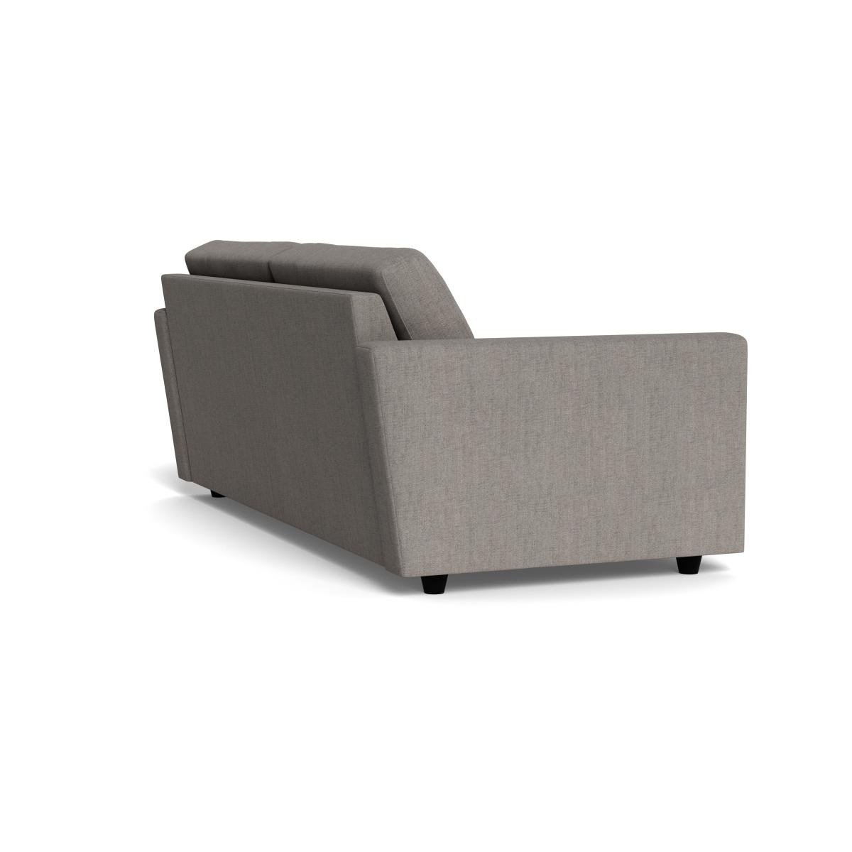 Heal's Nimbus 4 Seater Sofa Broad Weave Pebble Black Feet – image 4