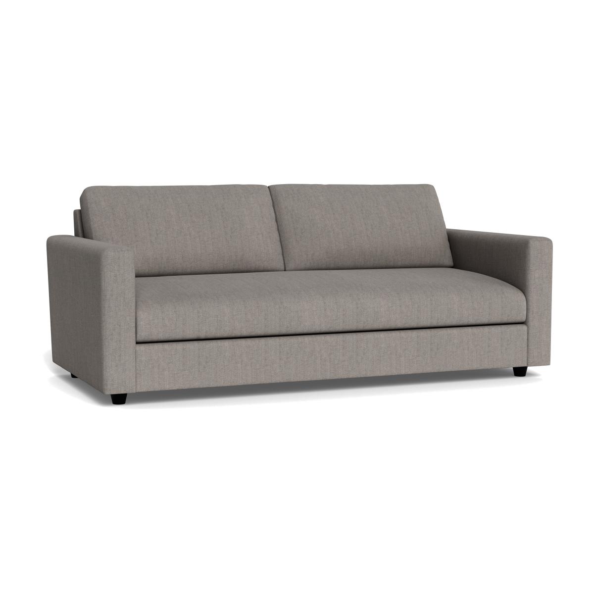Heal's Nimbus 4 Seater Sofa Broad Weave Pebble Black Feet – image 1