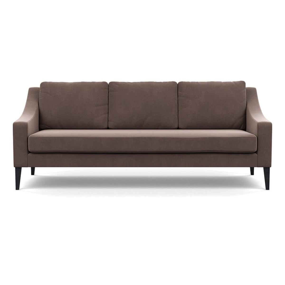 Heal's Richmond 4 Seater Sofa Smart Velvet Mouse Black Feet – image 2
