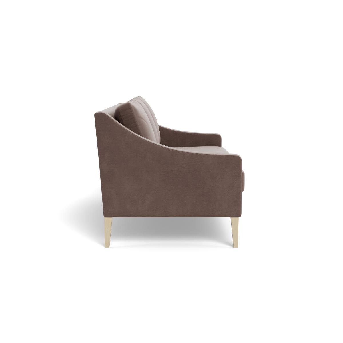 Heal's Richmond 4 Seater Sofa Smart Velvet Mouse Black Feet – image 4