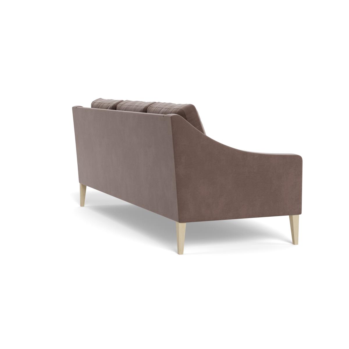 Heal's Richmond 4 Seater Sofa Smart Velvet Mouse Black Feet – image 5