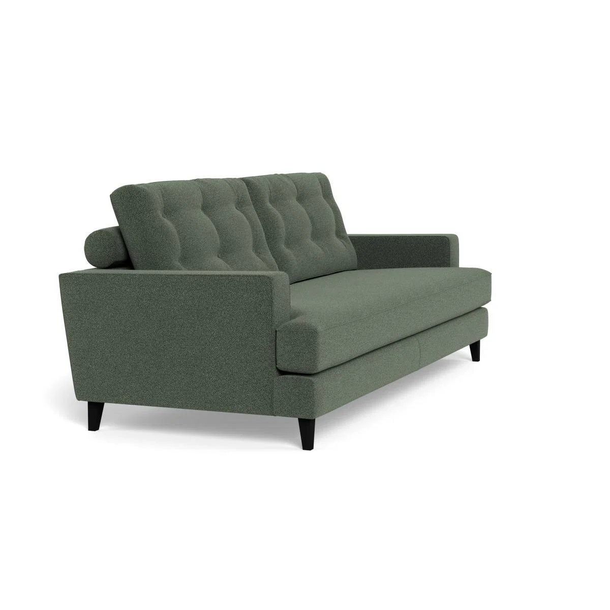 Heal's Mistral 4 Seater Sofa Textured Boucle Indigo Black Feet - Heal's UK Furniture – image 2