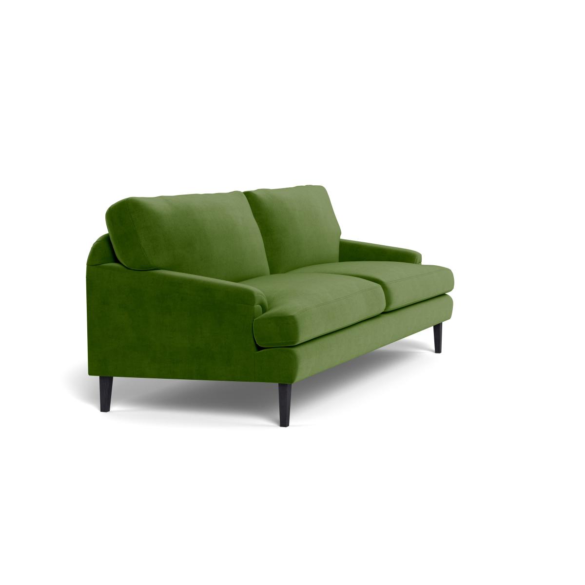 Heal's Stanton 4 Seater Sofa Smart Luxe Velvet Grass Black Feet – image 3