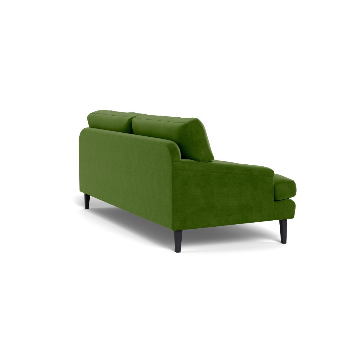 Heal's Stanton 4 Seater Sofa Smart Luxe Velvet Grass Black Feet – image 5