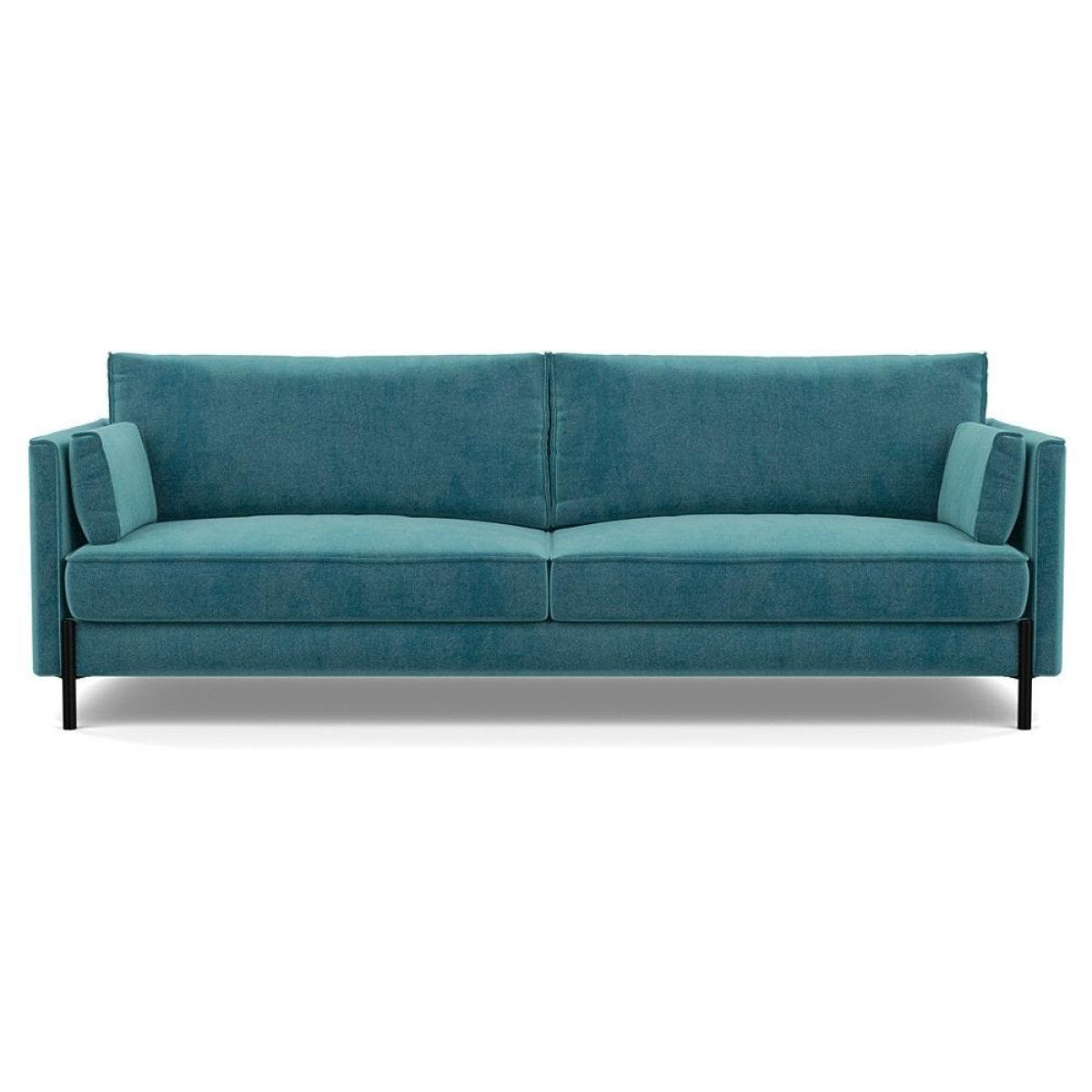 Heal's Tortona 4 seater Sofa Smart Luxe Velvet Mushroom - Heal's UK Furniture – image 11