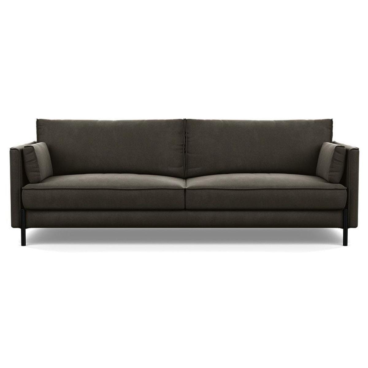Heal's Tortona 4 seater Sofa Smart Luxe Velvet Mushroom - Heal's UK Furniture – image 21