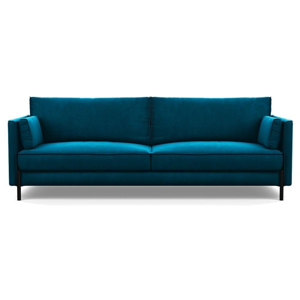 Heal's Tortona 4 seater Sofa Smart Luxe Velvet Mushroom - Heal's UK Furniture – image 4