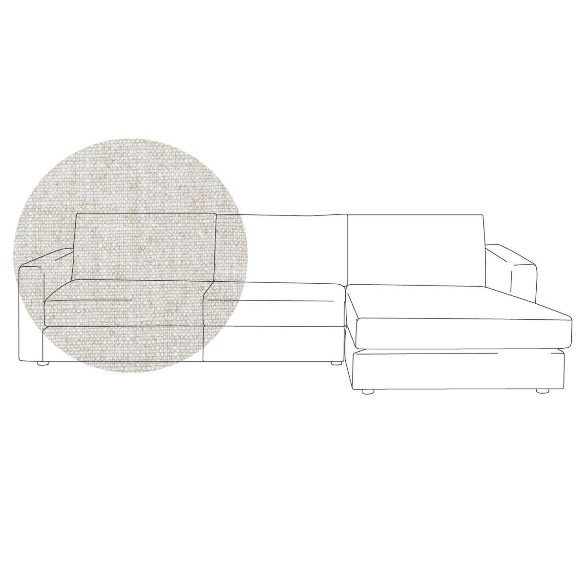 Heal's Nimbus II 4 Seater RHF Corner Sofa Melton Wool Red Oxide Black Feet - Heal's UK Furniture – image 3