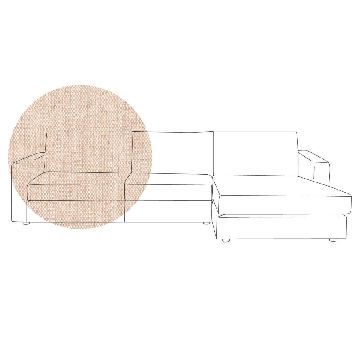 Heal's Nimbus II 4 Seater RHF Corner Sofa Melton Wool Red Oxide Black Feet - Heal's UK Furniture – image 33